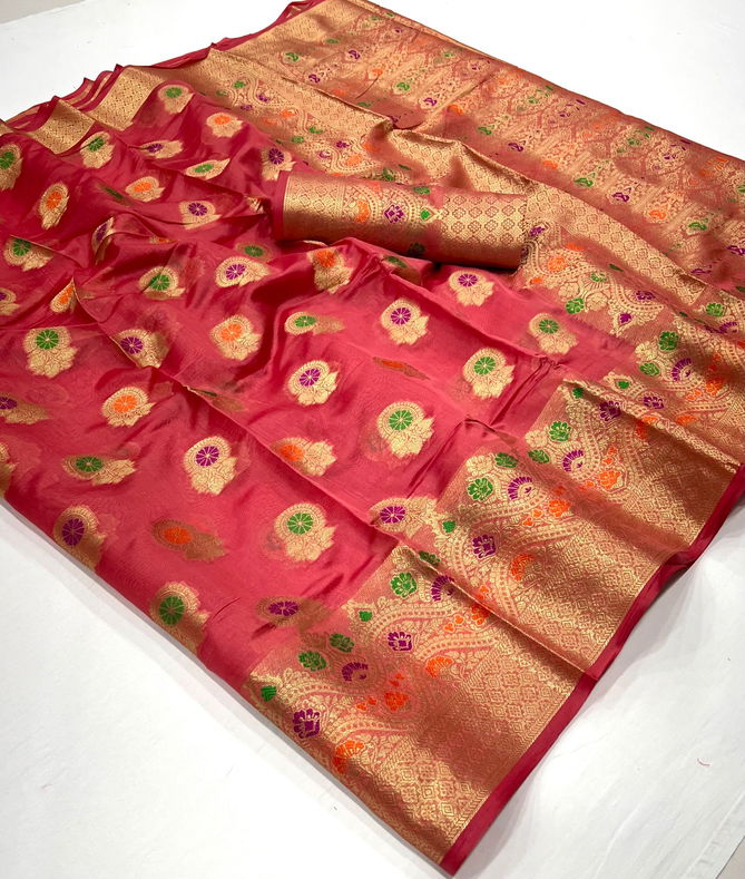 SRC Sareeka Soft Organza Designer Sarees Wholesale Shop In Surat